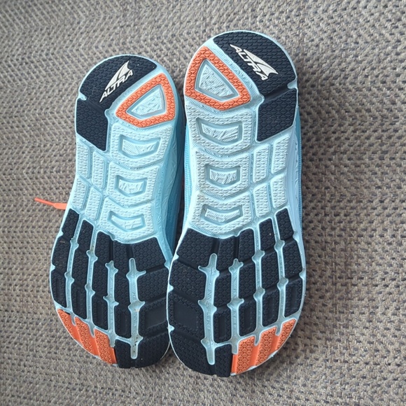 Altra Rivera Aqua & Orange Women's Running Shoes, Size 7 - Picture 6 of 6